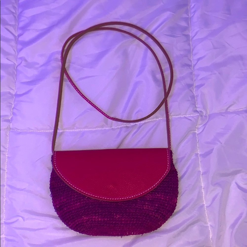 Pink cross body bag (new without tag)